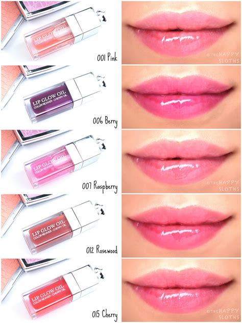 dior lip glow oil berry|Dior Lip Oil all shades.